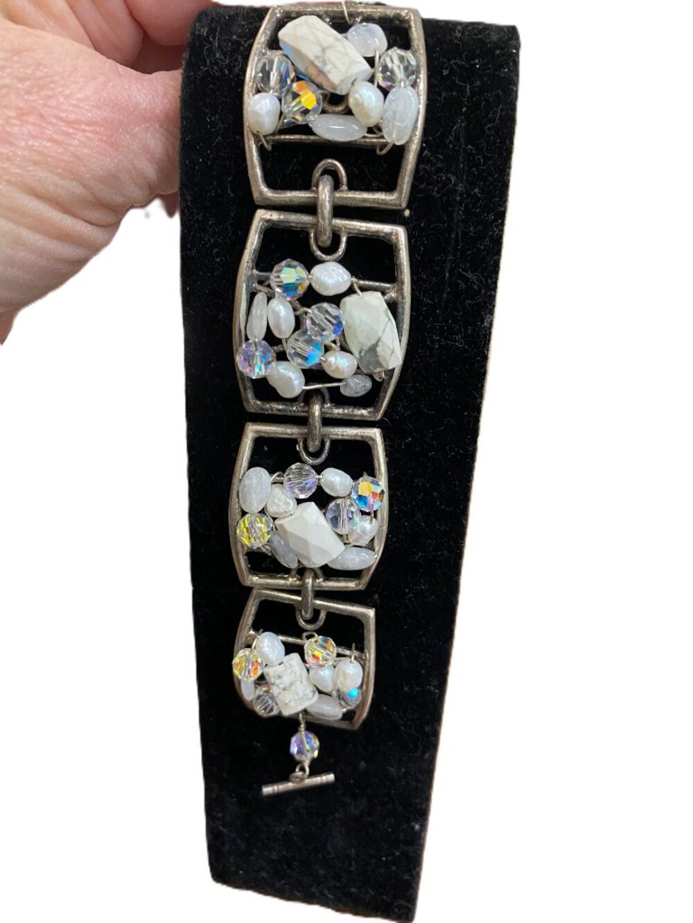 Rachel Abram’s NWT 925 Bracelet, Multistone, 7", 45.00 g, a BEAUTY